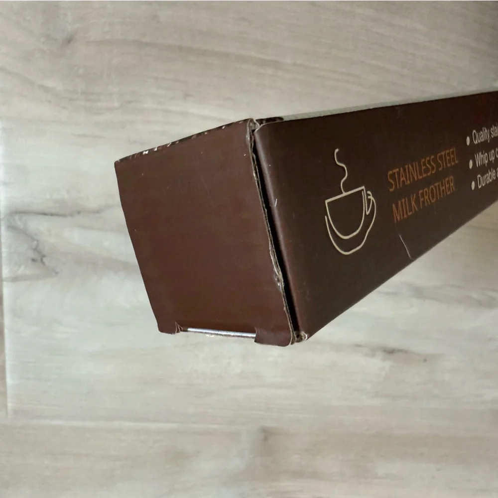 New In Box! Premium Stainless Steel Milk Frother